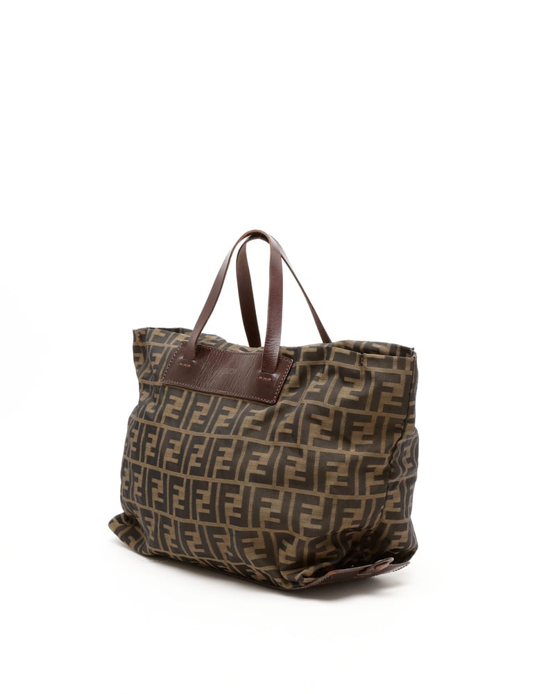 Vintage Fendi Zucca Tote Bag - A Retro Tale