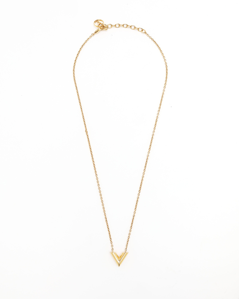 Vintage Louis Vuitton Essential V Necklace - A Retro Tale