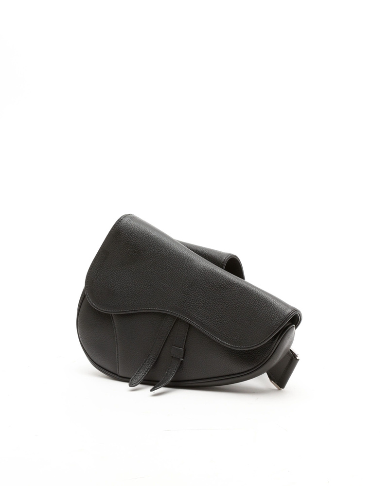 Vintage CHRISTIAN DIOR Mini Saddle Strap Pouch - A Retro Tale