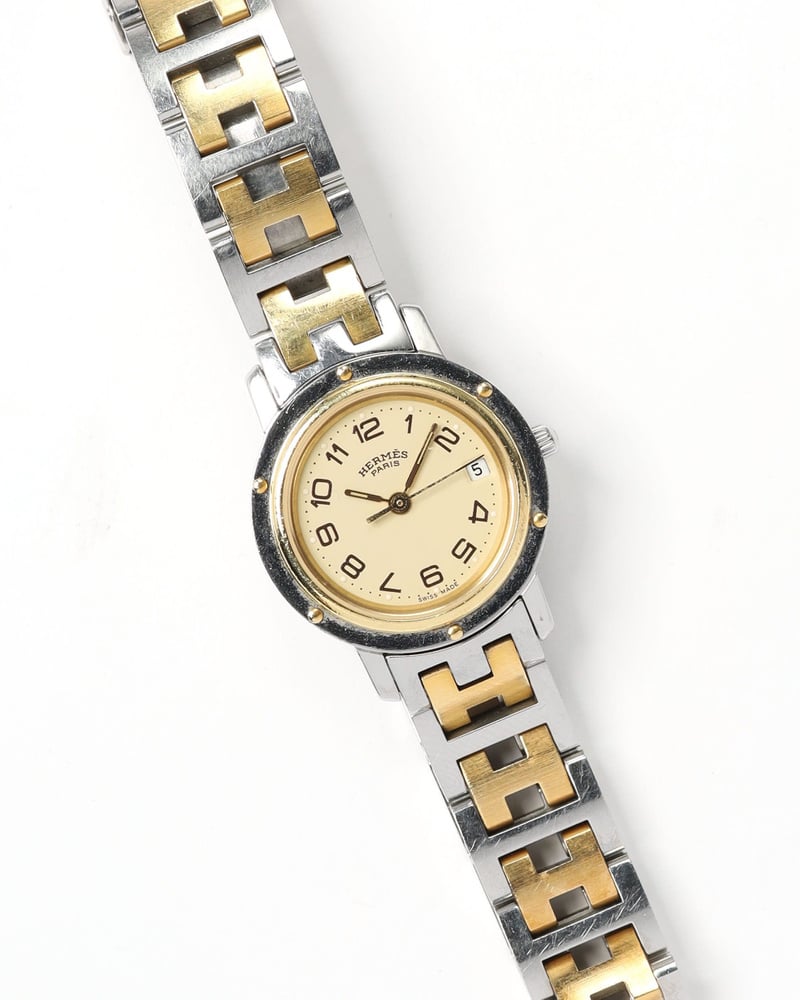 Vintage Hermès Clipper 24mm Full Set 1995 Watch - 845-20762