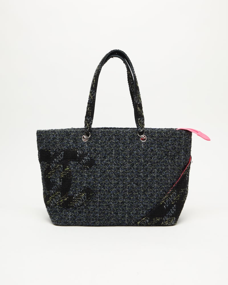 CHANEL Tweed Cambon Tote Bag