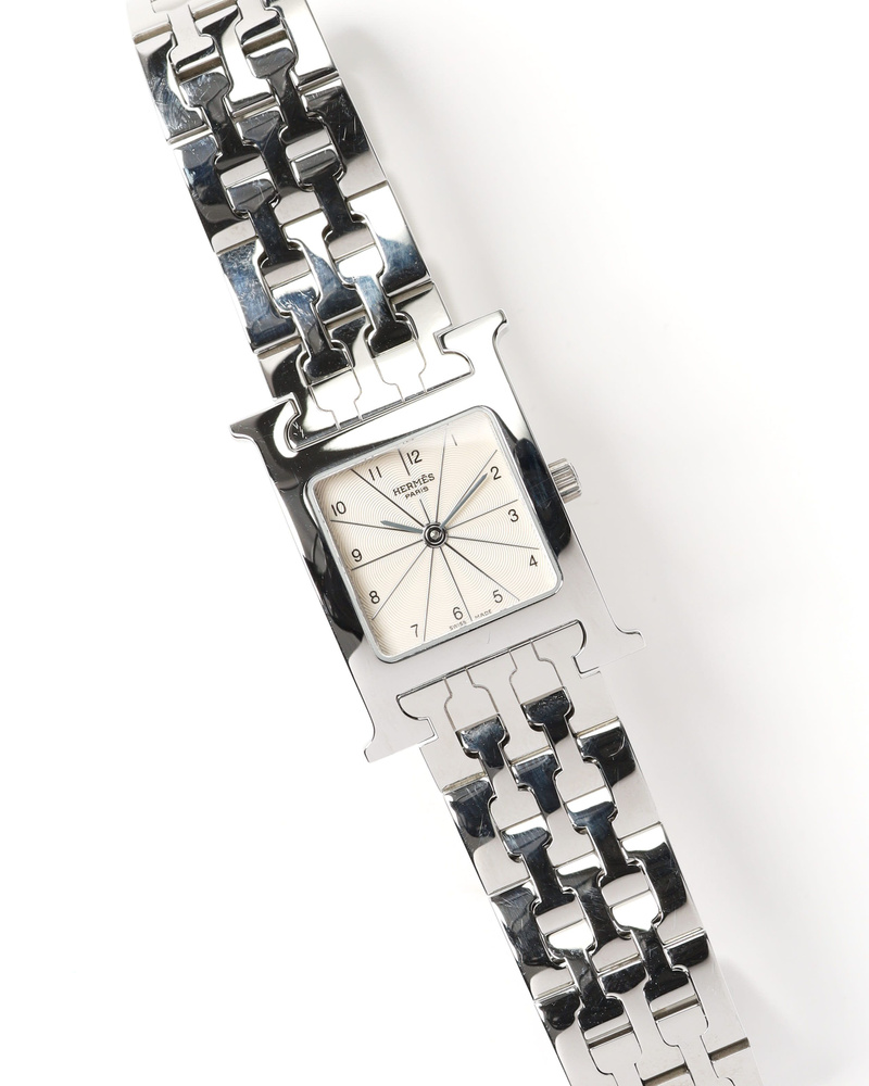 Hermès Tandem TA1.210 Tank Silver Stainless Steel Ladies’ 19mm Luxury Watch Hermès Tandem TA1.210 steel Pre-Owned ladies main image 3