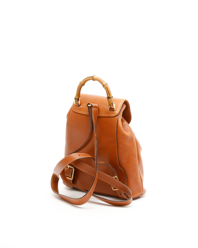 Vintage Gucci Bamboo Mini Backpack - 850-21487 display picture 3