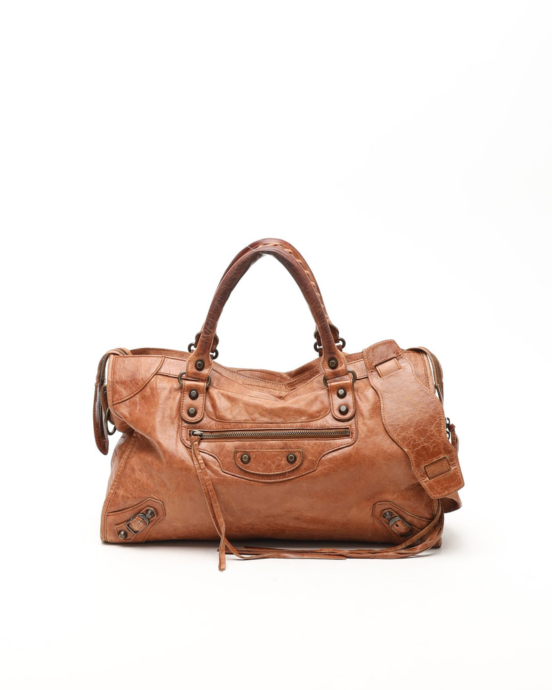 Vintage Balenciaga Motocross Classic City Bag - 2260000981886 - A