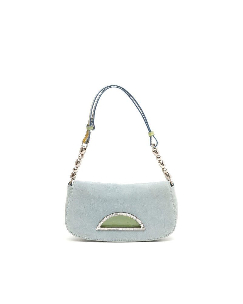Vintage Christian Dior Pearl Suede Malice Shoulder Bag - 865-31364