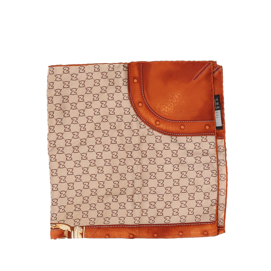 Gucci 70 GG Silk Scarf