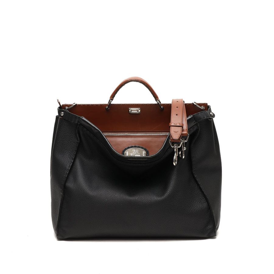 Fendi Large Selleria Peekaboo Top Handle Bag