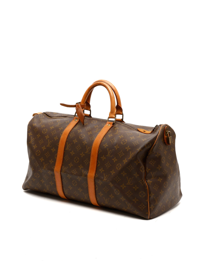 Louis Vuitton Monogram Keepall 50 Weekend Bag