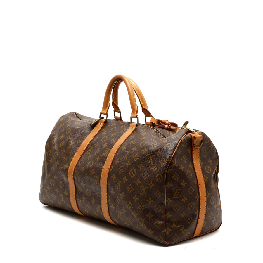 Louis Vuitton Monogram Keepall Bandouliére 50 Weekend Bag