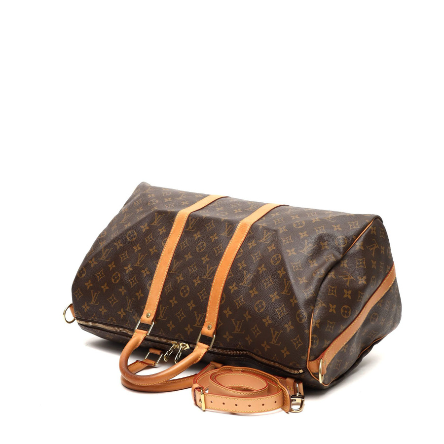 Louis Vuitton Monogram Keepall Bandouliére 50 Weekend Bag