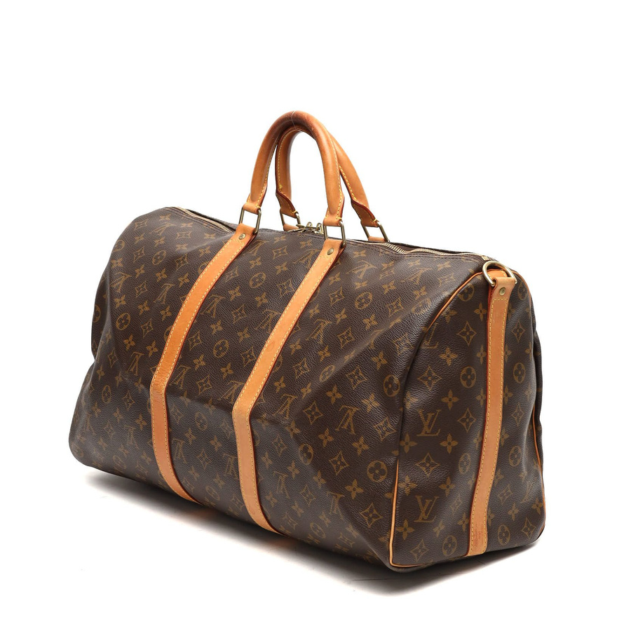 Louis Vuitton Monogram Keepall Bandouliére 50 Weekend Bag