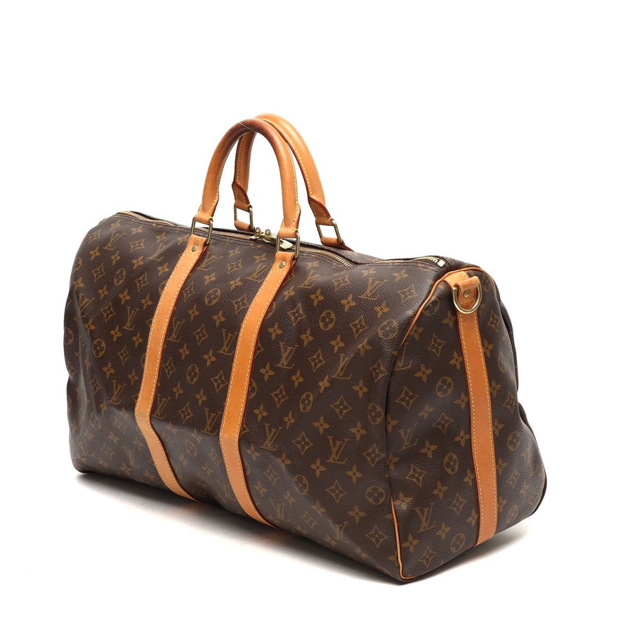 Louis Vuitton Monogram Keepall Bandouliére 50 Weekend Bag