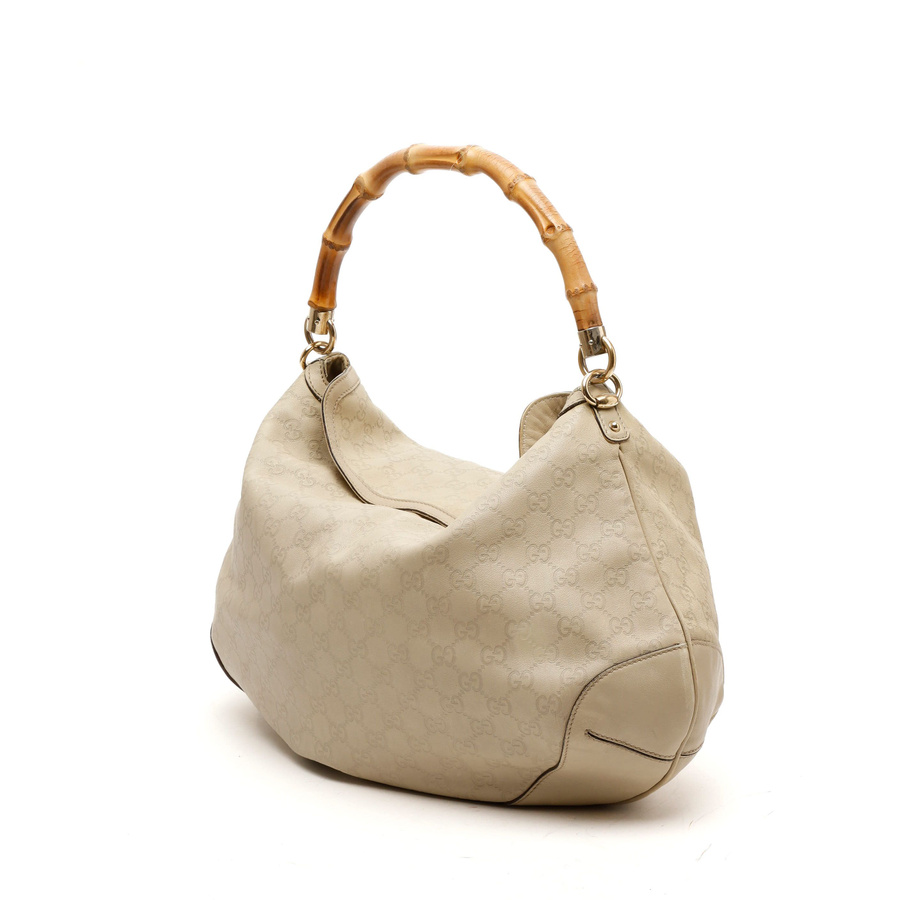 Gucci Guccissima Peggy Bamboo Hobo Bag