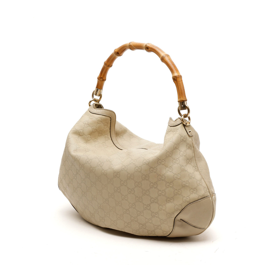 Gucci Guccissima Peggy Bamboo Hobo Bag