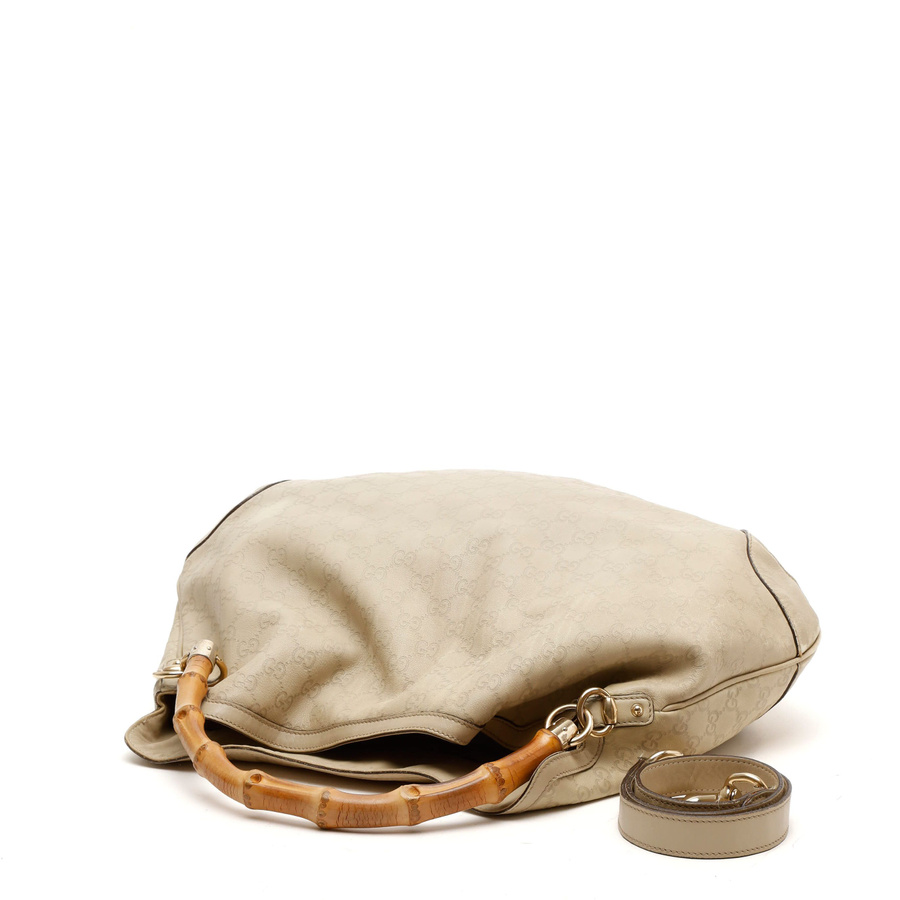 Gucci Guccissima Peggy Bamboo Hobo Bag
