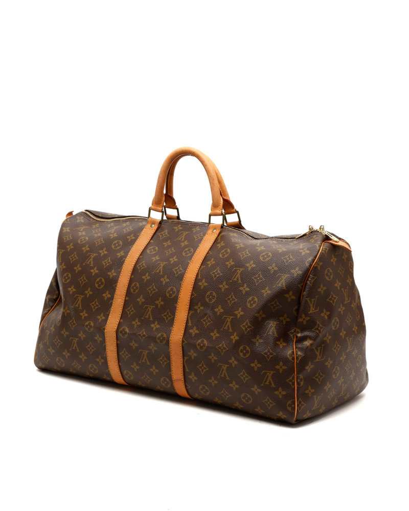 Louis Vuitton Monogram Keepall 55 Weekend Bag