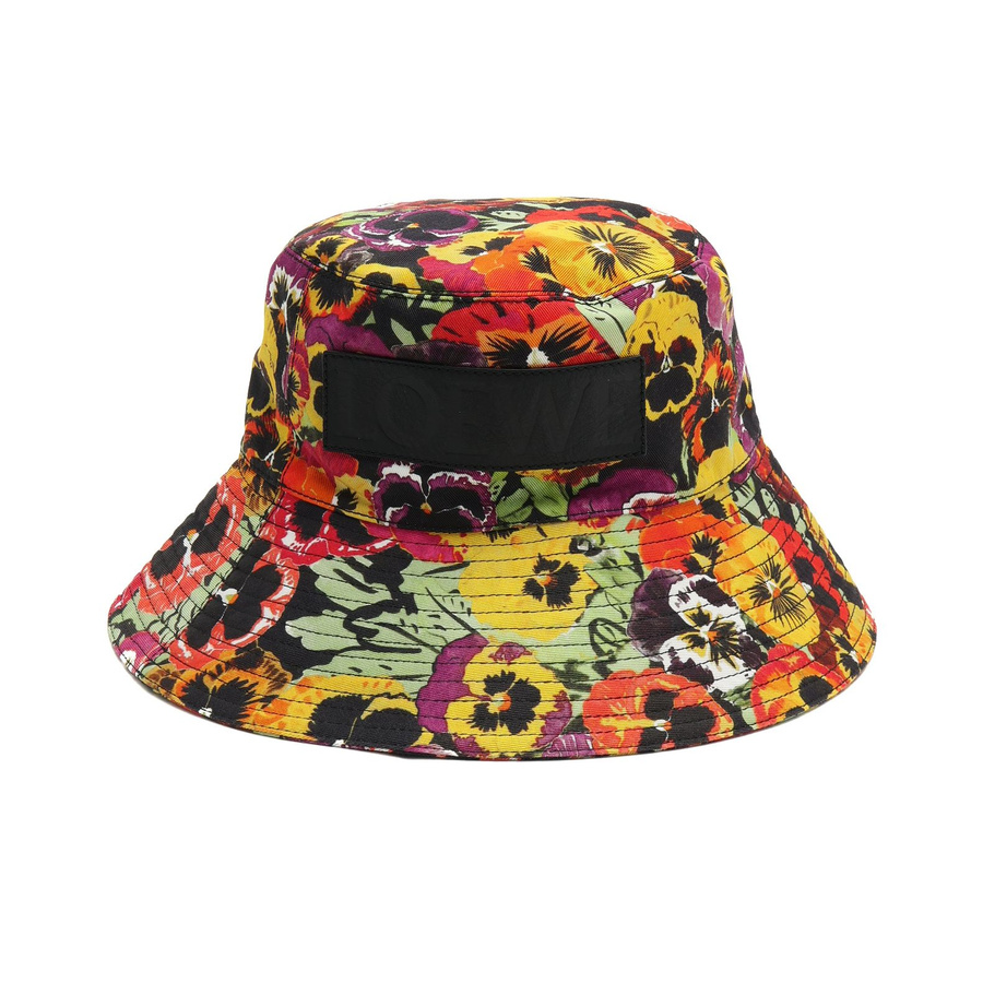 Loewe x Joe Brainard Pansies-Print Bucket Hat