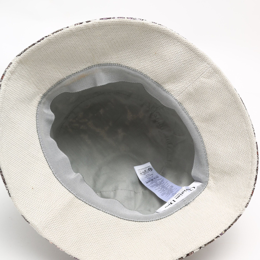 Christian Dior Floral Bucket Hat, Size 58