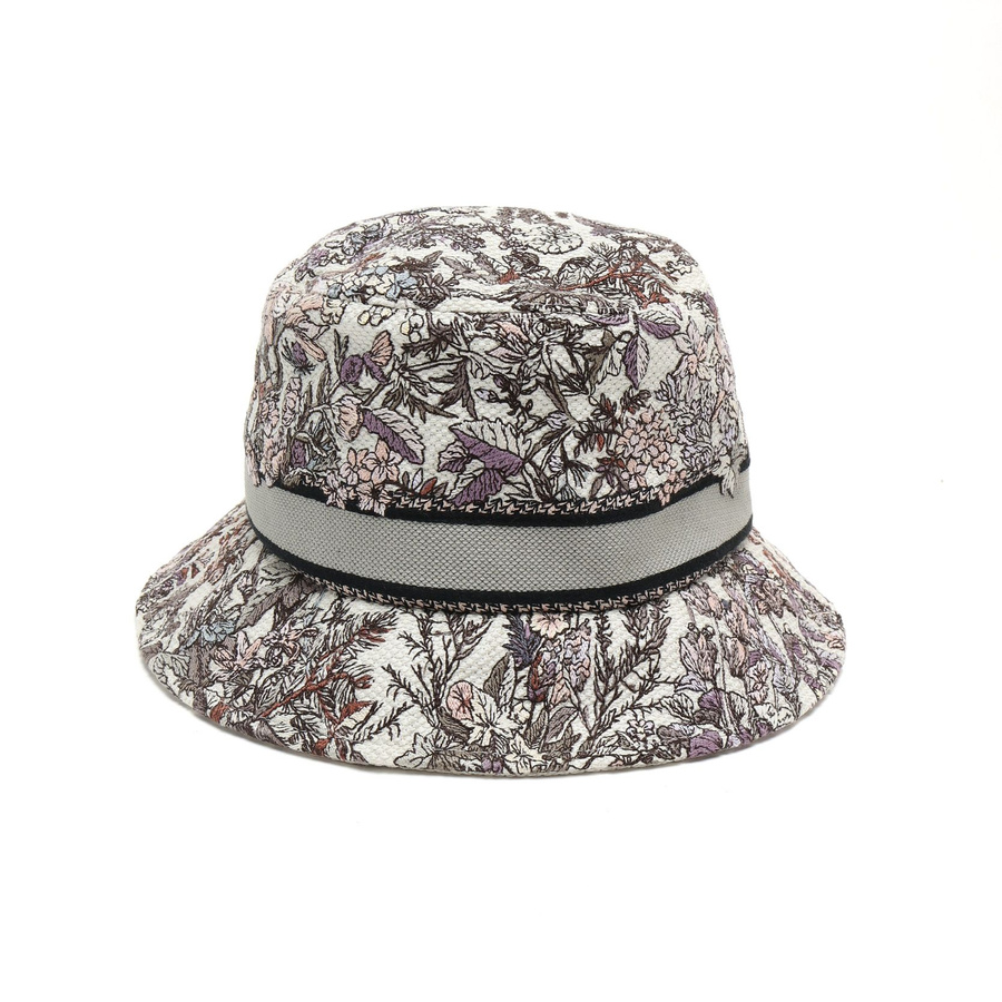 Christian Dior Floral Bucket Hat, Size 58