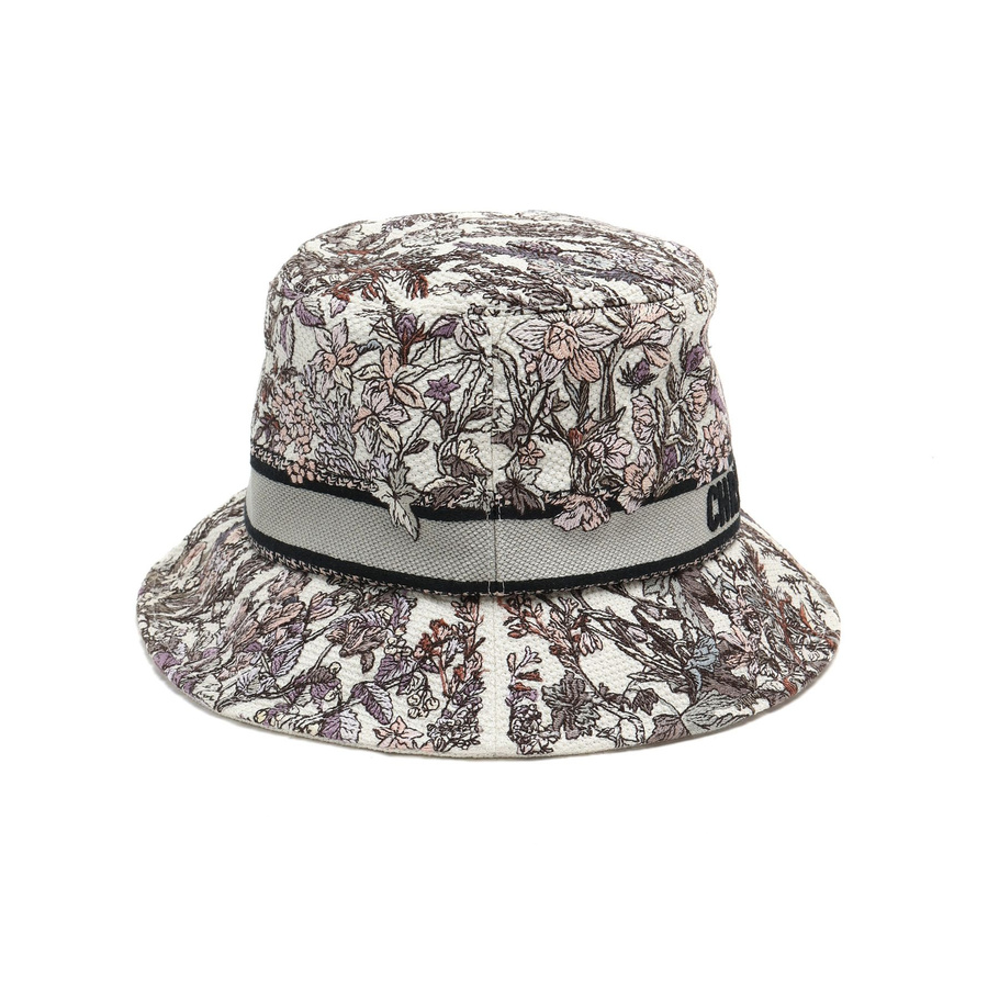 Christian Dior Floral Bucket Hat, Size 58