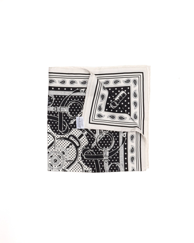 Hermès Hermes Carré 55 Eperon d'Or Bandana Silk Scarf