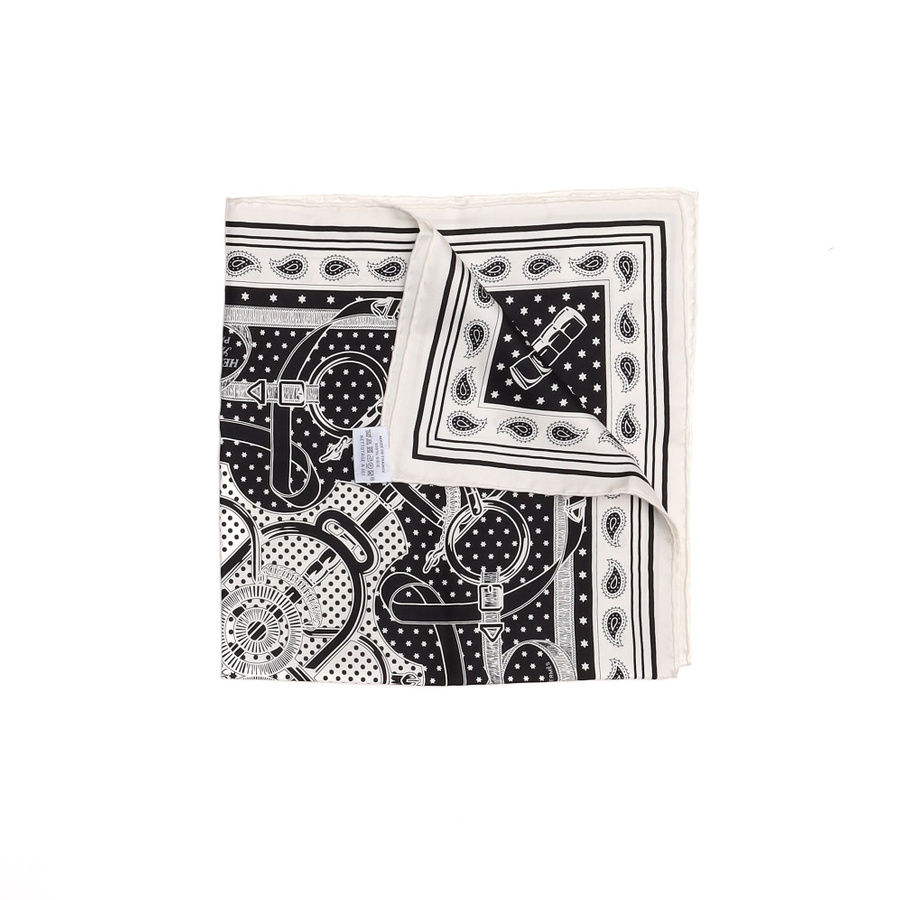 Hermès Hermes Carré 55 Eperon d'Or Bandana Silk Scarf