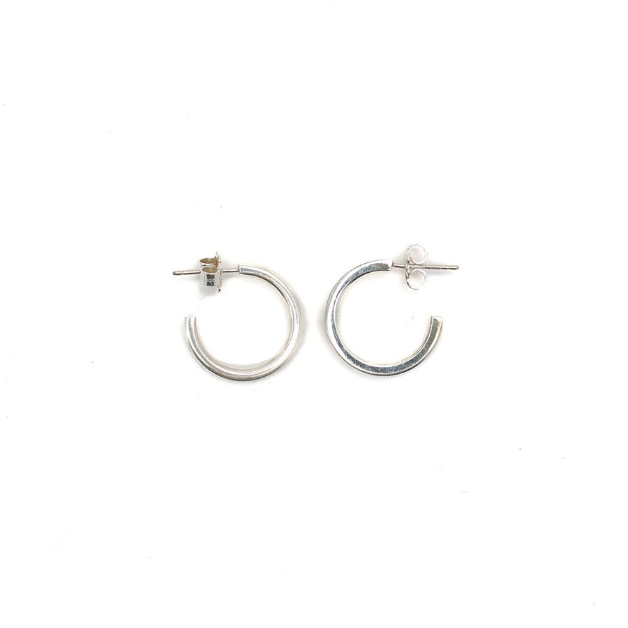 Tiffany & Co 1837 Silver Hoops Earrings