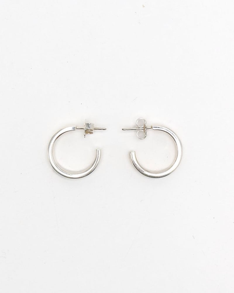 Tiffany & Co 1837 Silver Hoops Earrings