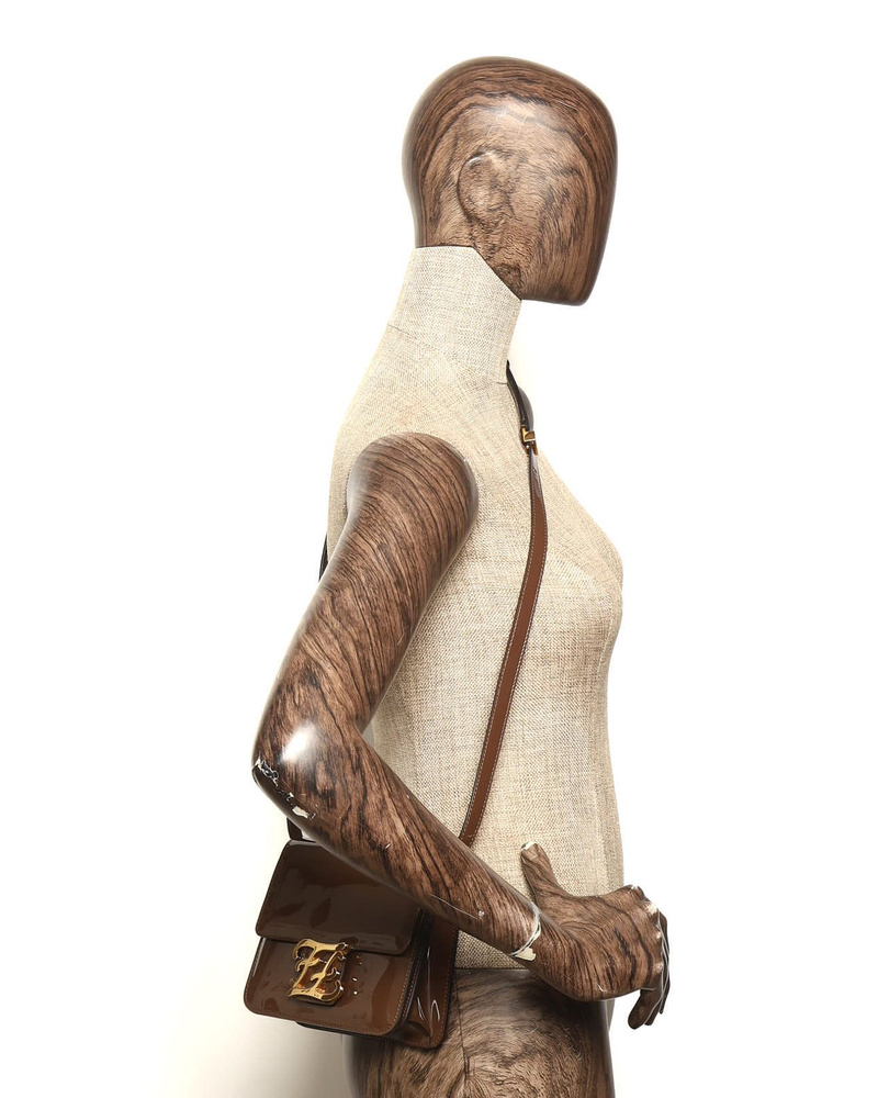 Fendi Karligraphy Patent Bag