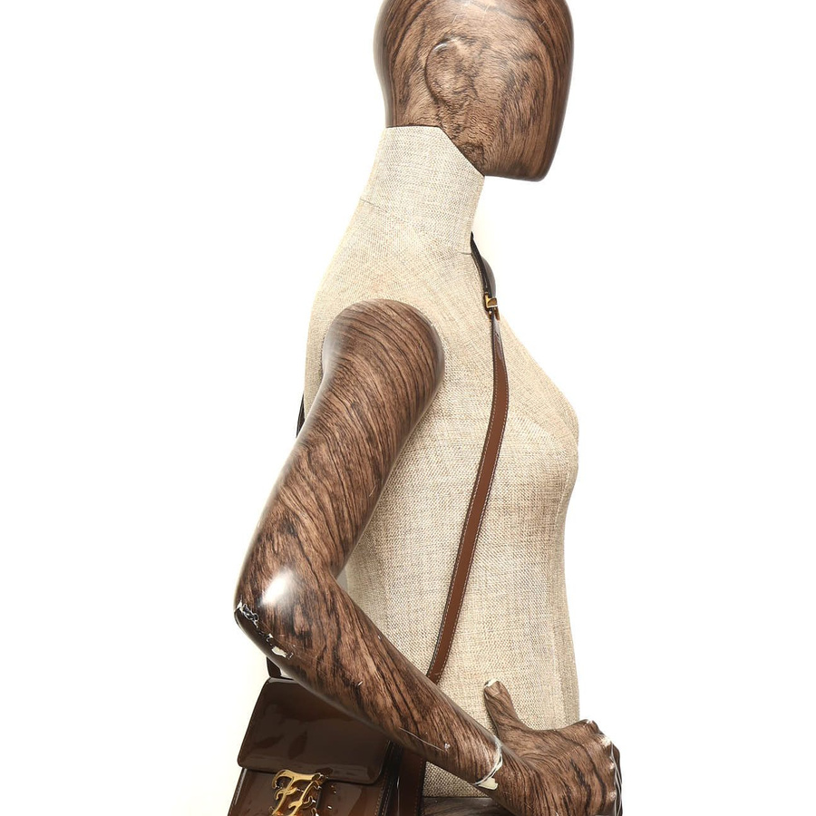Fendi Karligraphy Patent Bag