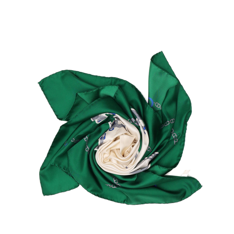 Gucci 90 Anchor Silk Scarf