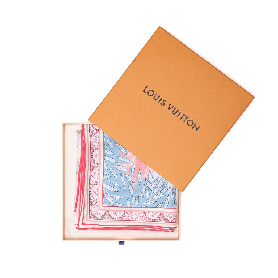 Louis Vuitton 90 Secret Garden Silk Scarf