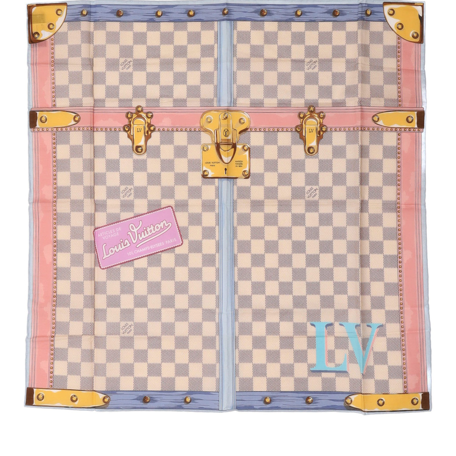 Louis Vuitton Damier Azur Summer Trunk Scarf