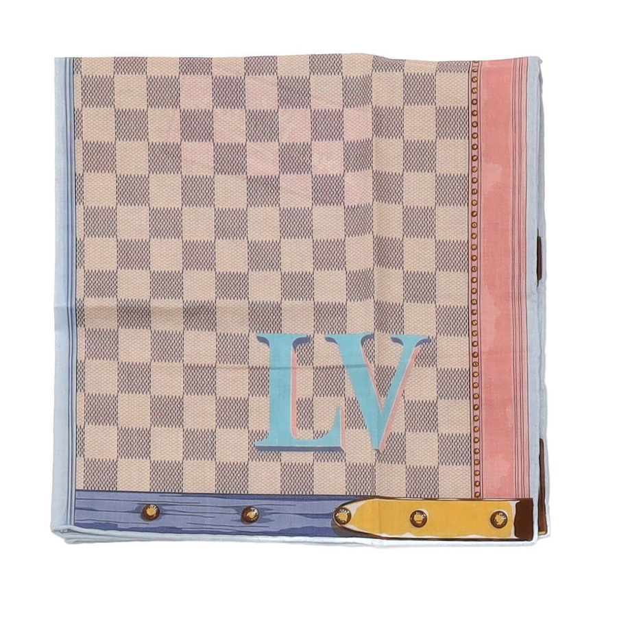 Louis Vuitton Damier Azur Summer Trunk Scarf
