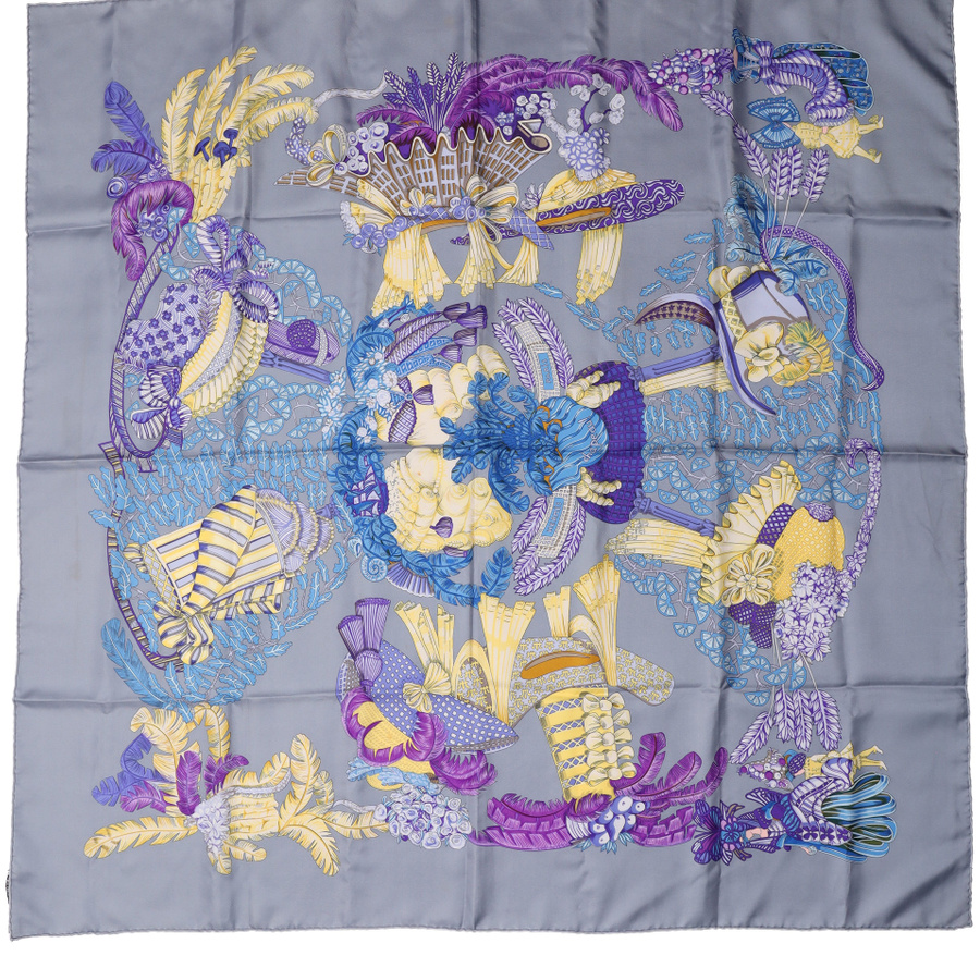 Hermès Carré 90 Chapeau! Silk Scarf