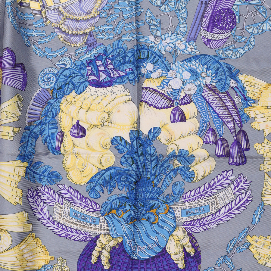 Hermès Carré 90 Chapeau! Silk Scarf