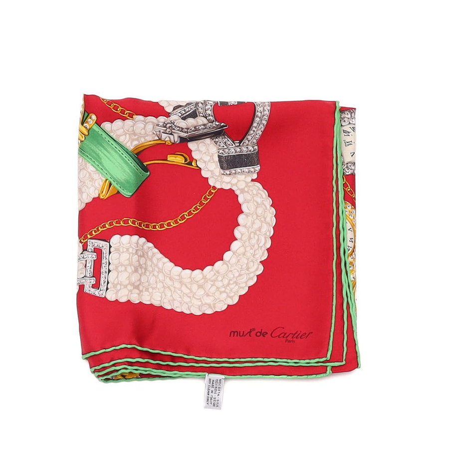 Cartier Must de Cartier Le Temps Silk Scarf
