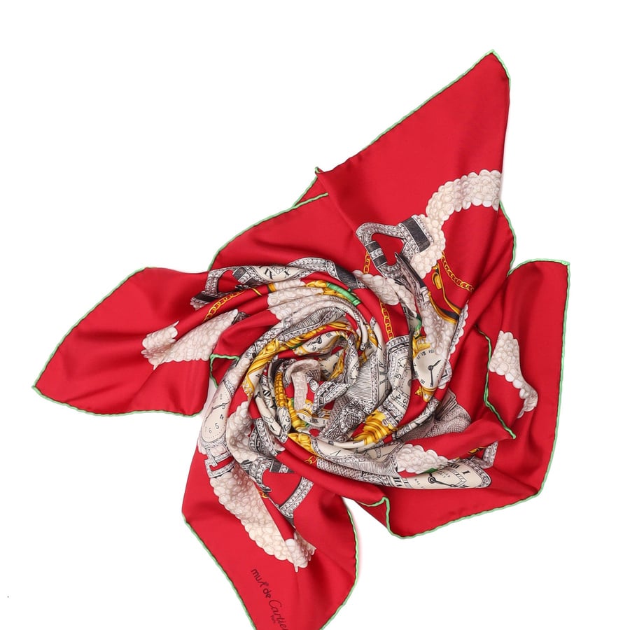 Cartier Must de Cartier Le Temps Silk Scarf