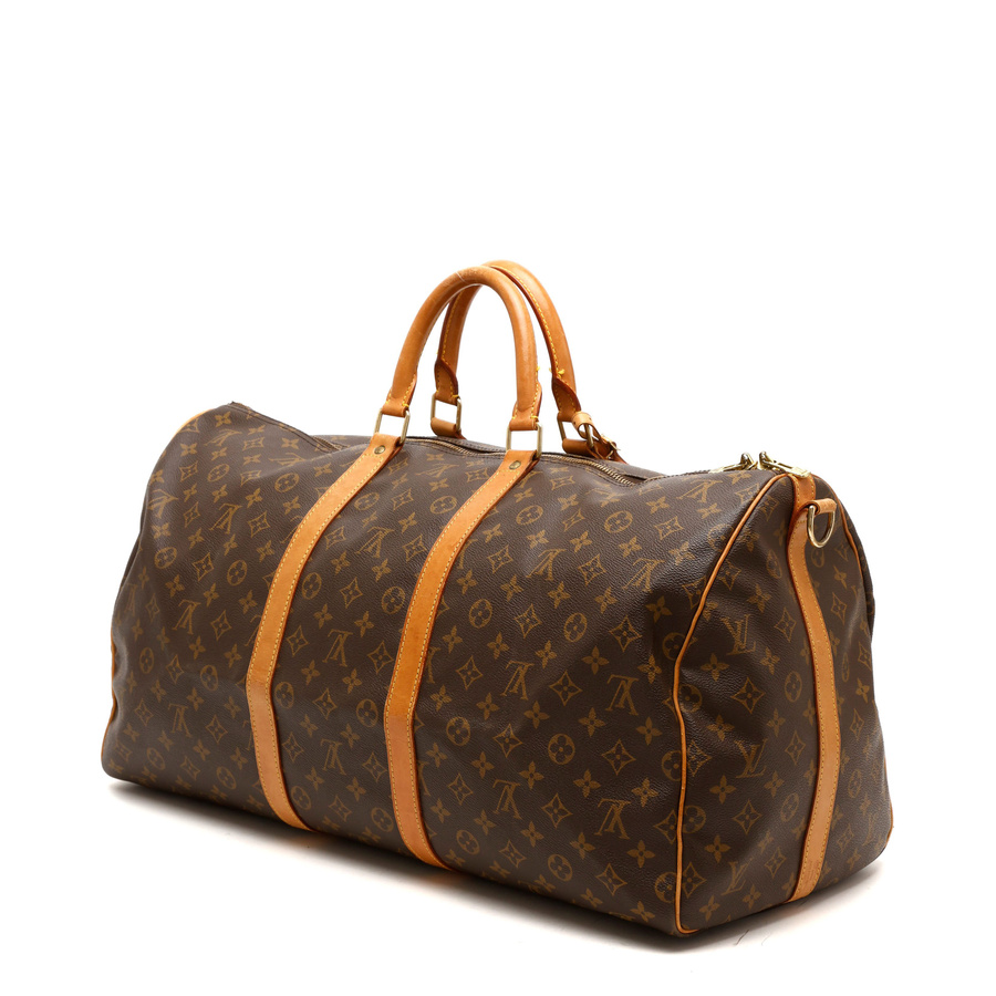 Louis Vuitton Monogram Keepall Bandoulière 55 Weekend Bag