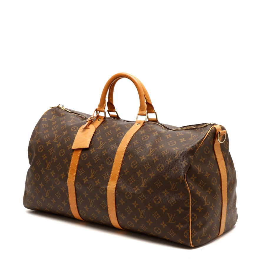 Louis Vuitton Monogram Keepall Bandoulière 55 Weekend Bag