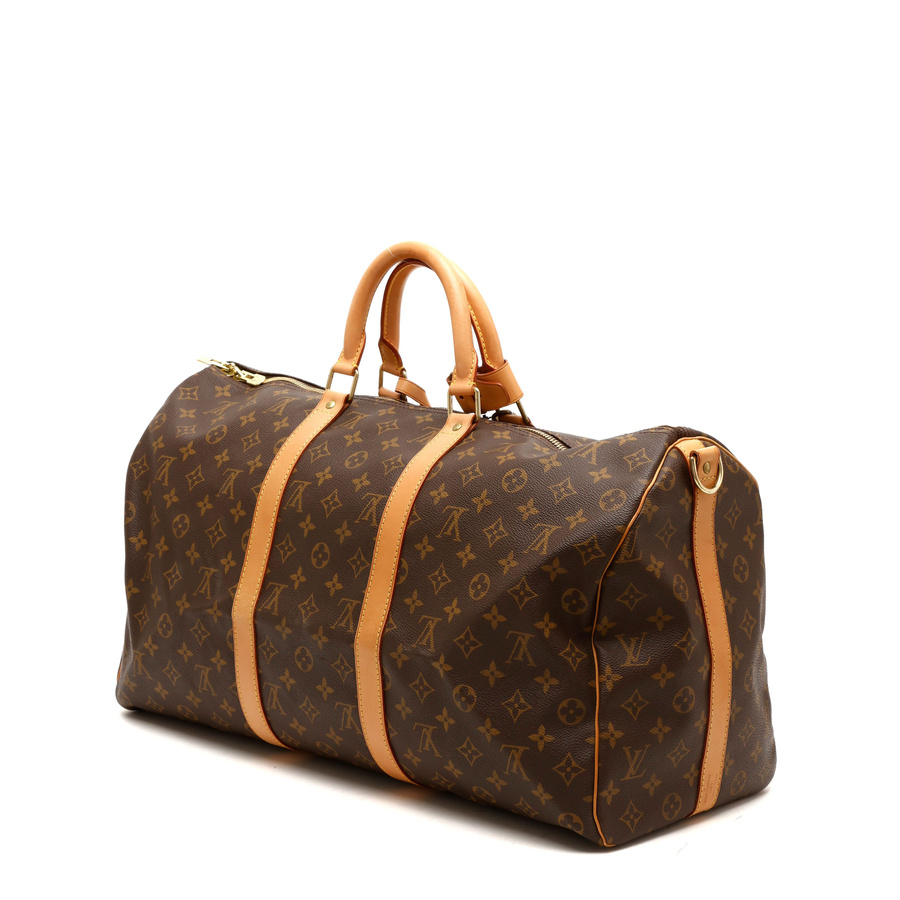Louis Vuitton Monogram Keepall Bandoulière 50 Weekend Bag