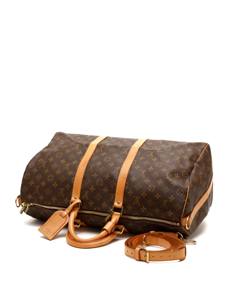 Louis Vuitton Monogram Keepall Bandoulière 50 Weekend Bag