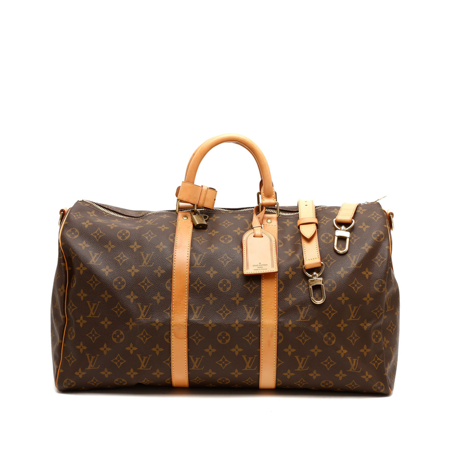 Louis Vuitton Monogram Keepall Bandoulière 50 Weekend Bag