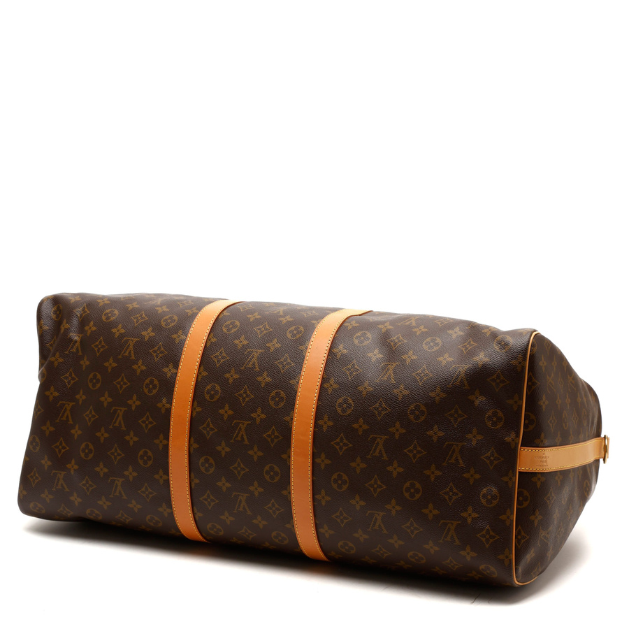 Louis Vuitton Monogram Keepall Baundauliére 60 Weekend Bag