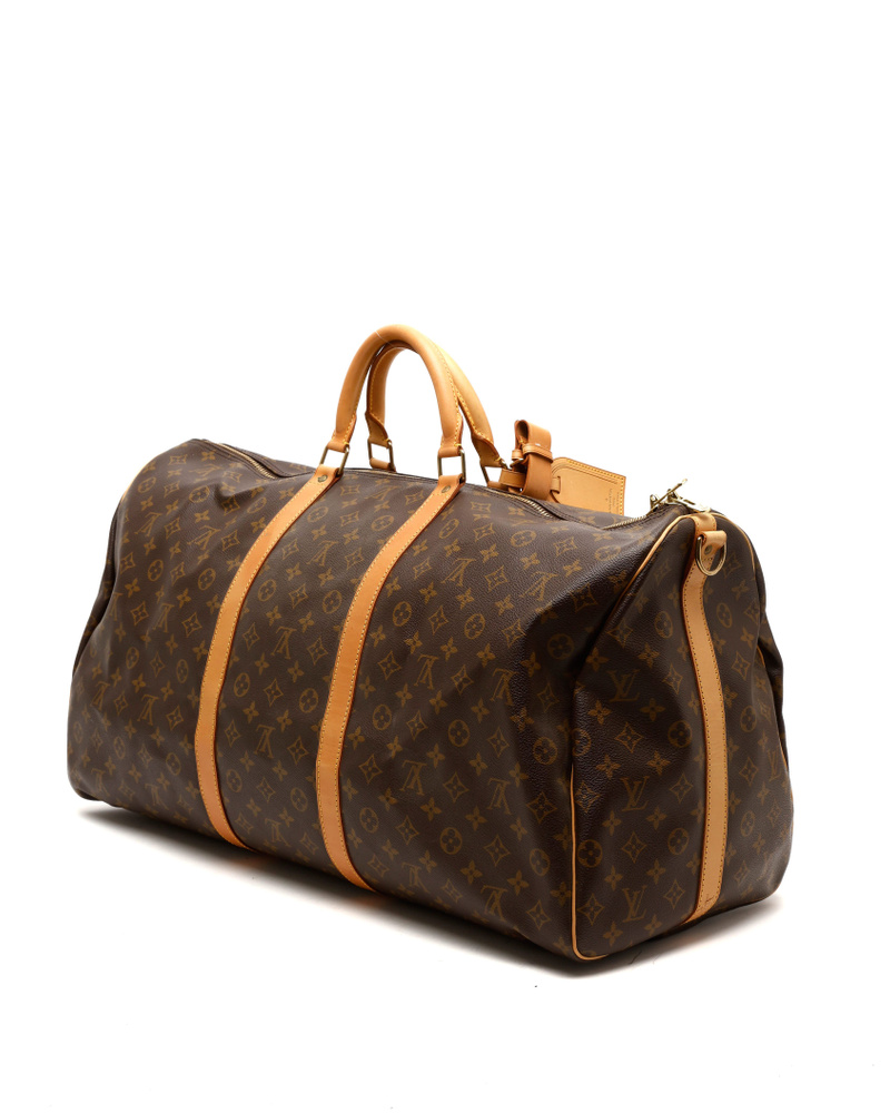 Louis Vuitton Monogram Keepall Baundauliére 60 Weekend Bag