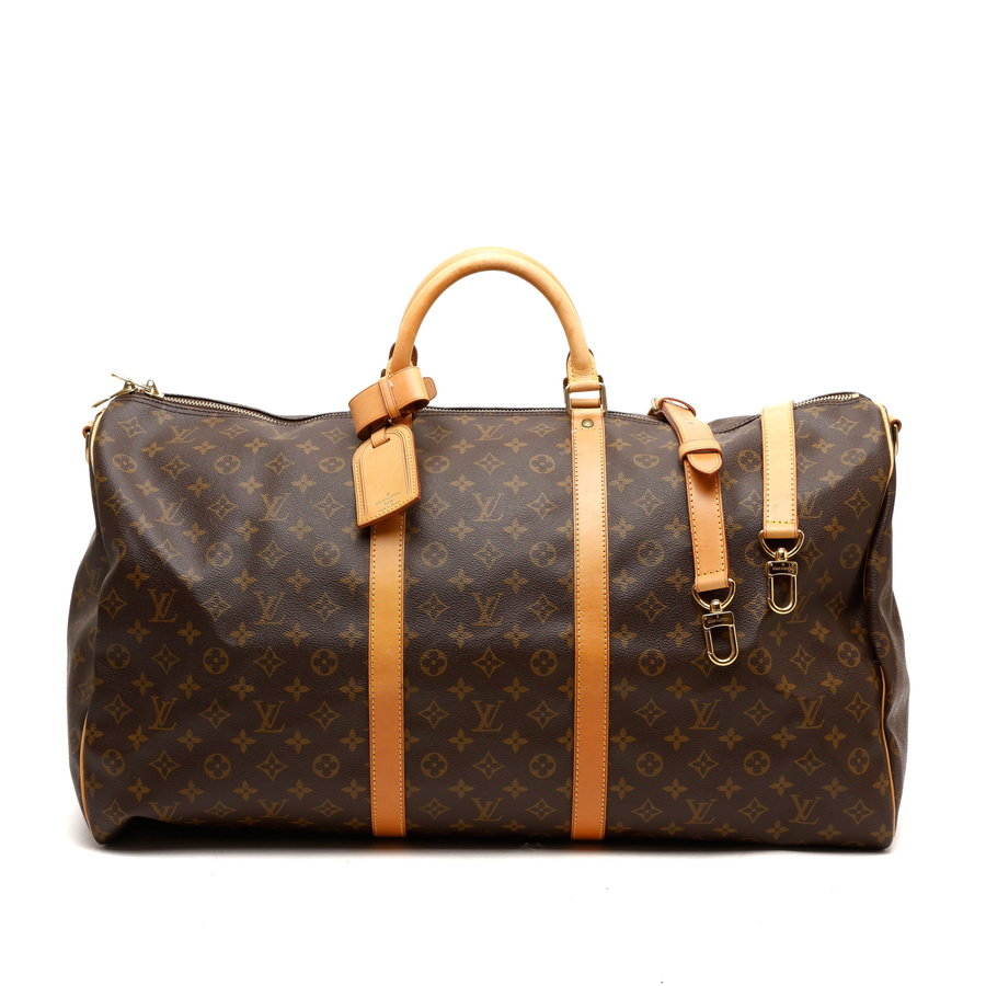 Louis Vuitton Monogram Keepall Baundauliére 60 Weekend Bag