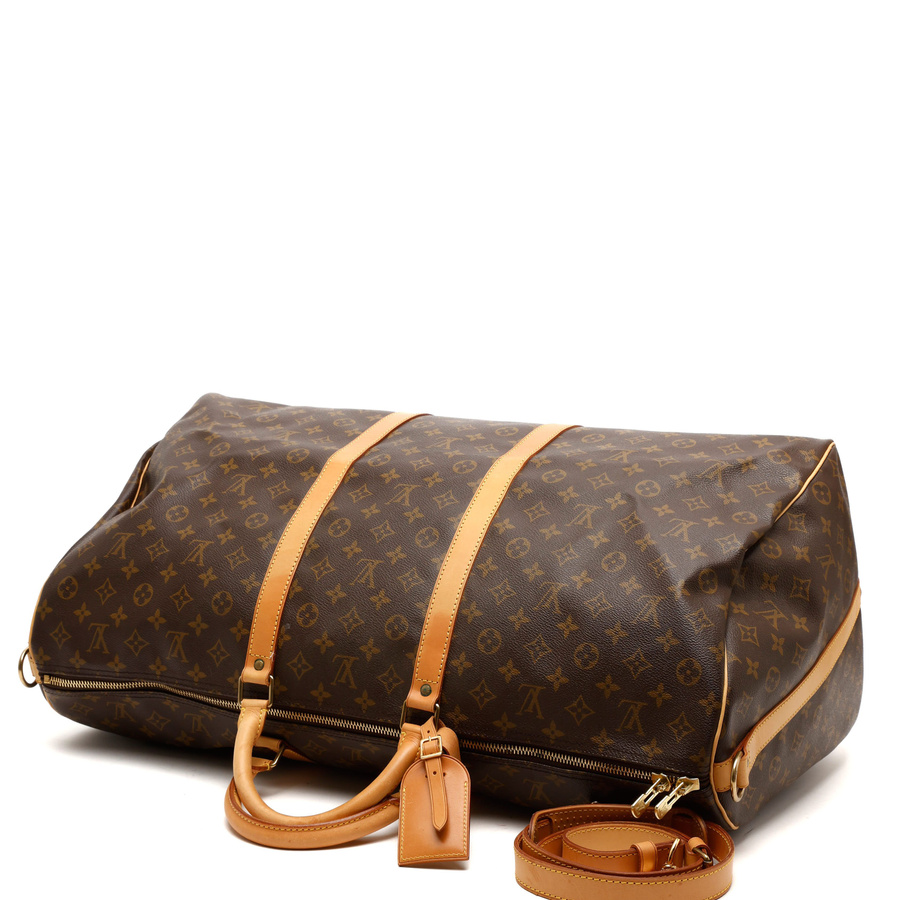 Louis Vuitton Monogram Keepall Baundauliére 60 Weekend Bag