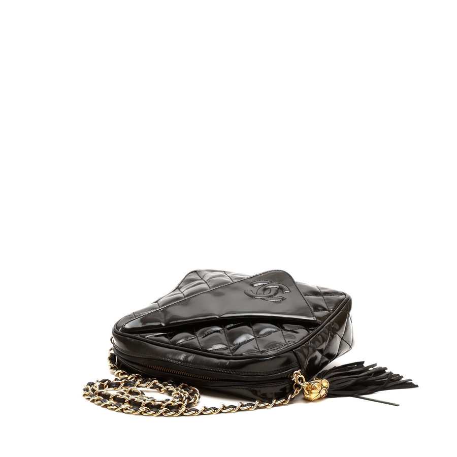 Chanel CC Tassel Patent Camera Bag