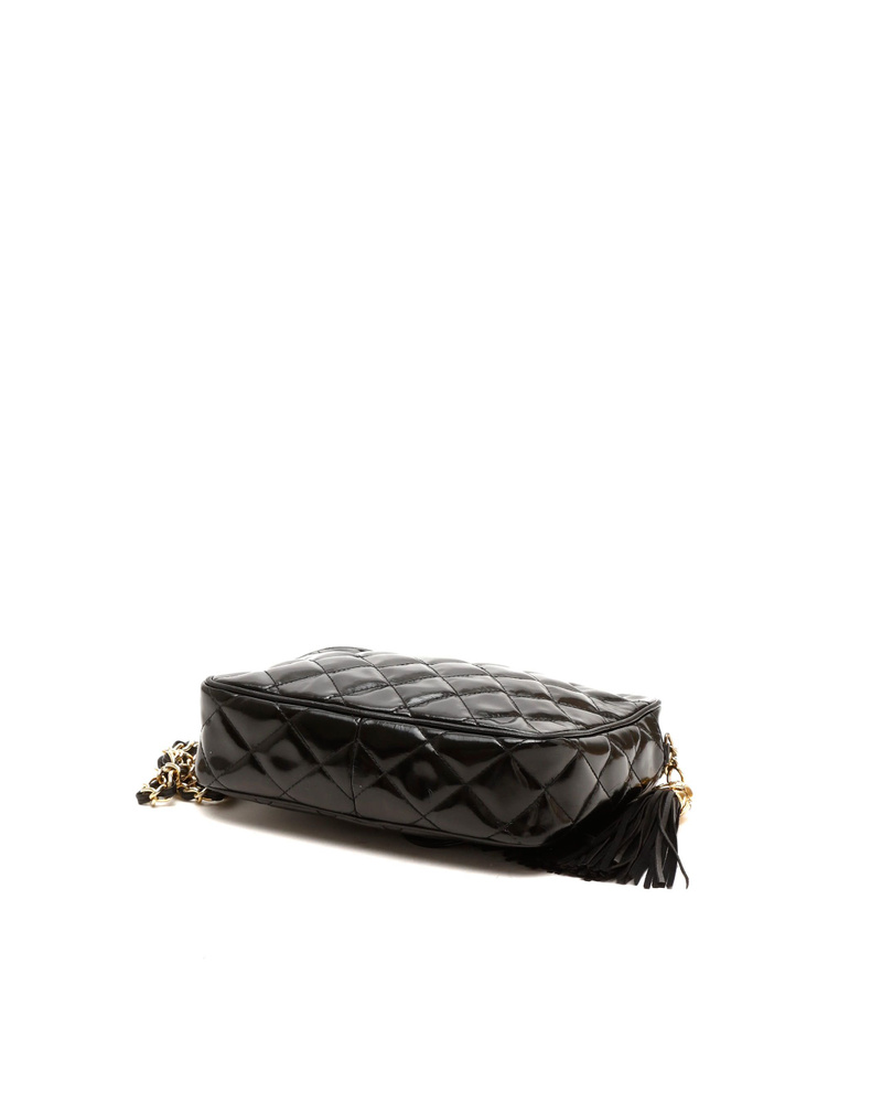 Chanel CC Tassel Patent Camera Bag