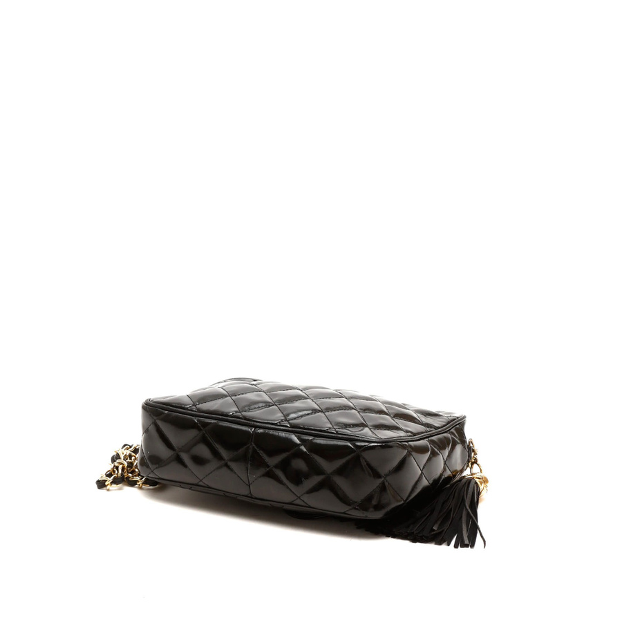 Chanel CC Tassel Patent Camera Bag